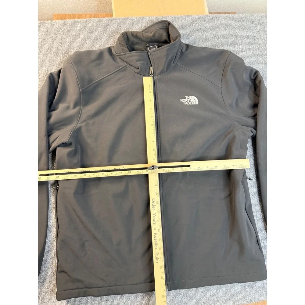 The North Face Mens XL Black Apex Bionic Softshell Jacket Windbreaker XL/TG